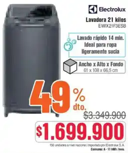 Alkosto Electrolux lavadora oferta