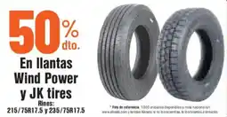 Alkosto En llantas wind power y jk tires oferta