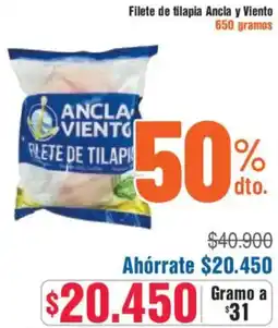 Alkosto Filete de tilapia ancla y viento oferta