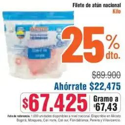 Alkosto Filete de atún nacional oferta