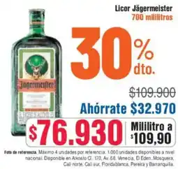 Licor jägermeister