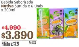 La Gran Colombia Nutiva bebida saborizada surtida oferta