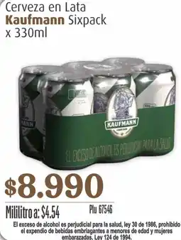 La Gran Colombia Kaufmann cerveza en lata sixpack oferta