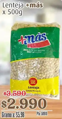 La Gran Colombia +más lenteja oferta