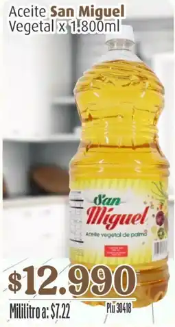 La Gran Colombia San miguel aceite vegetal oferta