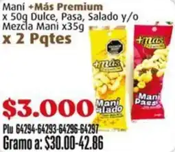 La Gran Colombia +más premium maní oferta