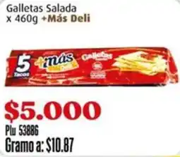 La Gran Colombia +más deli galletas salada oferta