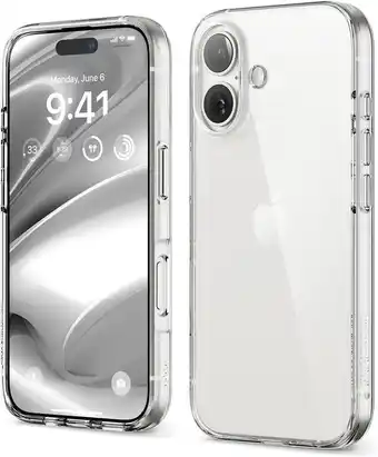 Falabella Estuche Compatible iPhone 16 Hybrid Case Transparente oferta