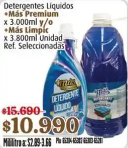 La Gran Colombia +más premium detergentes líquidos oferta