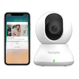 Falabella Camara De Seguridad Inteligente Blurams 2k Bebé Alexa Google oferta