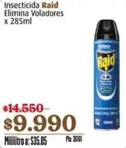La Gran Colombia Raid insecticida elimina voladores oferta