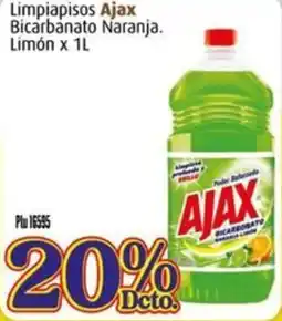 La Gran Colombia Ajax limpiapisos bicarbanato naranja limón oferta