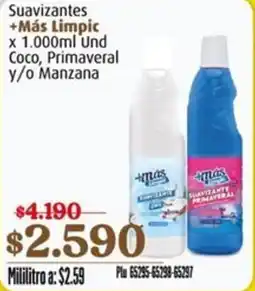 La Gran Colombia +más limpic suavizantes oferta