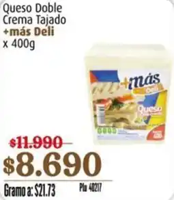 La Gran Colombia +más deli queso doble crema tajado oferta