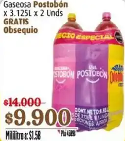La Gran Colombia Postobón gaseosa oferta