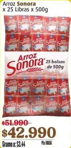 La Gran Colombia Sonora arroz oferta