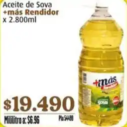 La Gran Colombia +más rendidor aceite de sova oferta