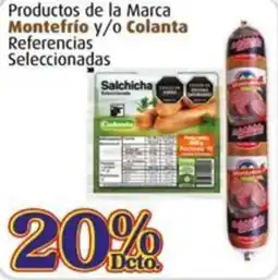 La Gran Colombia Montefrío y/o colanta productos de la marca referencias seleccionadas oferta