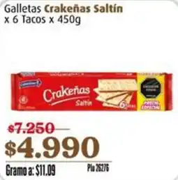 La Gran Colombia Crakeñas saltin galletas oferta