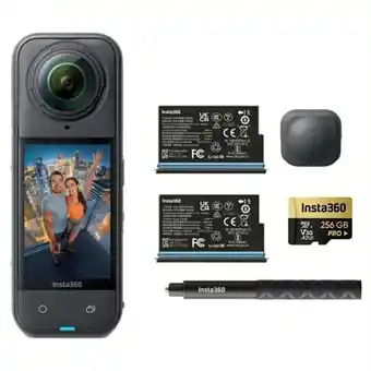 Falabella Videocámara Insta360 X5 8k 360° Ipx8 Kit Adventure Bundle Ia oferta