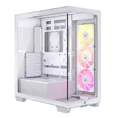 Falabella Chasis 3500x RGB tempered glass mid-tower WHITE oferta