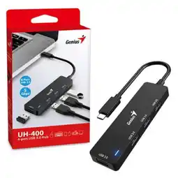 Falabella HUB USB-C DE 4 PUERTOS BLACK oferta