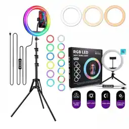 Falabella Aro De Luz Multicolor 26 cm RGB + Trípode oferta