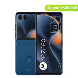 Falabella Celular razr 60 Blanco 5G | 512GB | 12GB RAM oferta