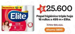 Super Inter Elite papel higiénico triple hoja oferta