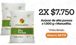Surtimax Manuelita azúcar de alta pureza oferta