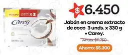 Surtimax Carey jabón en crema extracto de coco oferta