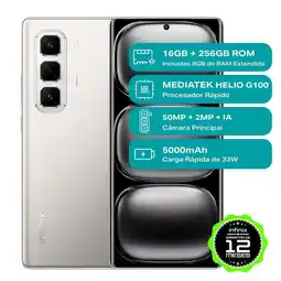 Falabella Celular Hot 50 Pro+ Black 4G | 256GB |8GB RAM oferta