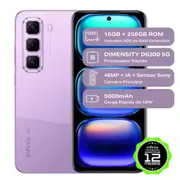 Falabella Celular Hot 50 Black 5G |256GB | 8GB RAM oferta
