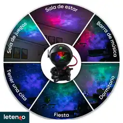 Falabella Astronauta Proyector De Estrellas Galaxia Aurora Luz Led oferta