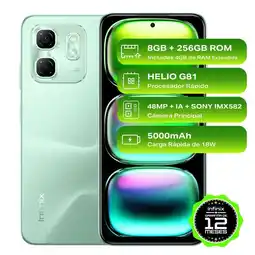 Falabella Celular Hot 50I Black 4G | 256GB |4GB RAM oferta