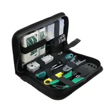 Falabella Kit Estuche 10 En 1 Ponchadora Rj45 + Tester Red + Pelacable oferta