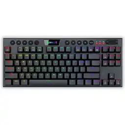 Falabella TECLADO INALAMBRICO GAMER HORUS TKL K621 CON LUCES RGB SWITCH ROJO EN ESPÁÑOL NEGRO oferta