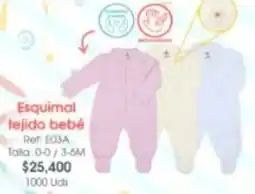 Almacenes Only Esquimal tejido bebé oferta