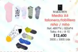 Almacenes Only Marathon media x4 talonera/tobillera oferta