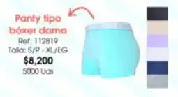 Almacenes Only Panty tipo bóxer dama oferta