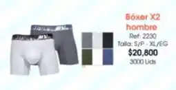 Almacenes Only Bóxer x2 hombre oferta