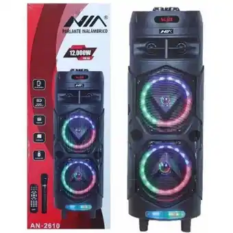 Falabella Torre de Sonido Recargable Micrófono Luces Leds FM 12000w Bluetooth oferta