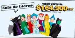 Panamericana Sets de títeres oferta