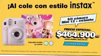 Panamericana Kit cámara mini 12+ estuche oferta