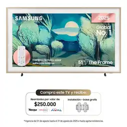 Falabella Televisor| Samsung|55 pulgadas|4K UHD|QLED|F-QN55LS03FAKA oferta