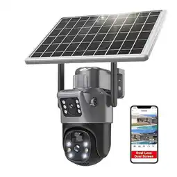 Falabella Camara Solar Doble Lente Panel Solar Bateria 8000mA oferta