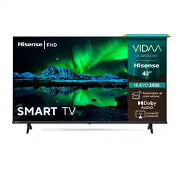 Falabella TV 43 Pulgadas Full HD 43A4NV Smart TV Black oferta