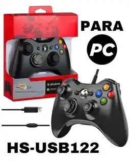 Falabella Gamepad Usb Control Para Pc Para Juegos Negro Diseño Xbox oferta