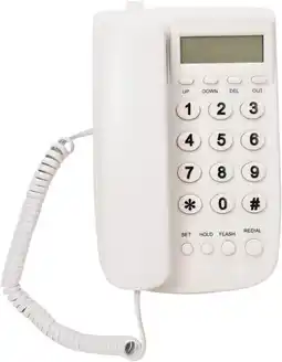 Falabella Telefono Fijo Escritorio Alambrico Pantalla Lcd Kx-t078cid oferta