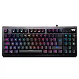 Falabella Teclado gamer alambrico vsg quasar negro outemu rojo rgb oferta